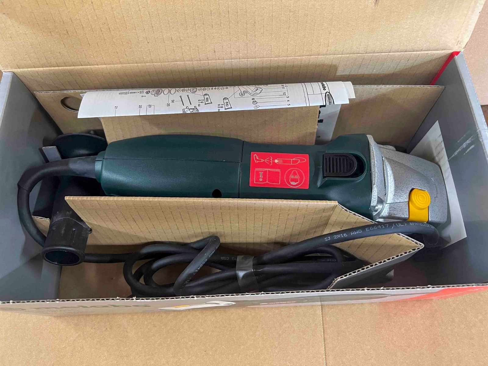 Metabo WE 14- 125VS Quick 4 1/2″ Grinder