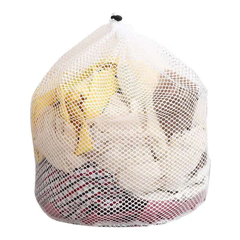 36" Extra Large Laundry Bag Mesh Heavy Duty Drawstring Jumbo Washing Hamper