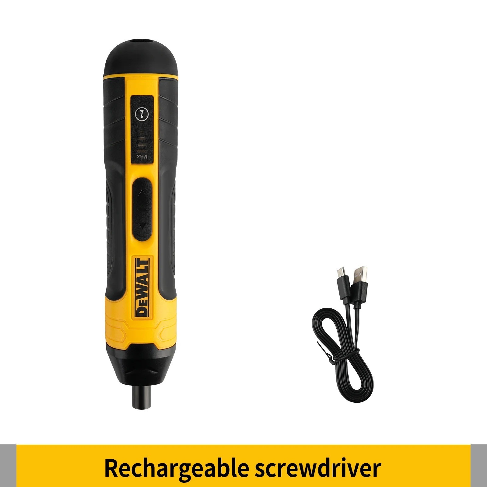 3.6V Cordless Electric Screwdriver 1/4 Hex Quick-Change 5N.m USB-C LED Bare Tool
