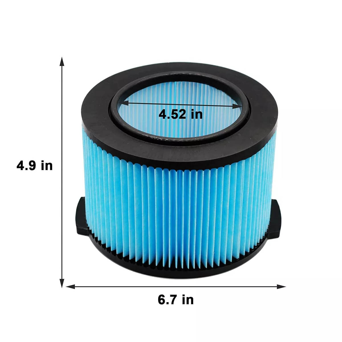 2 Pack VF3500 Replacement Filter for Ridgid WD4050 WD3050 3-4.5 Gallon Vacuum