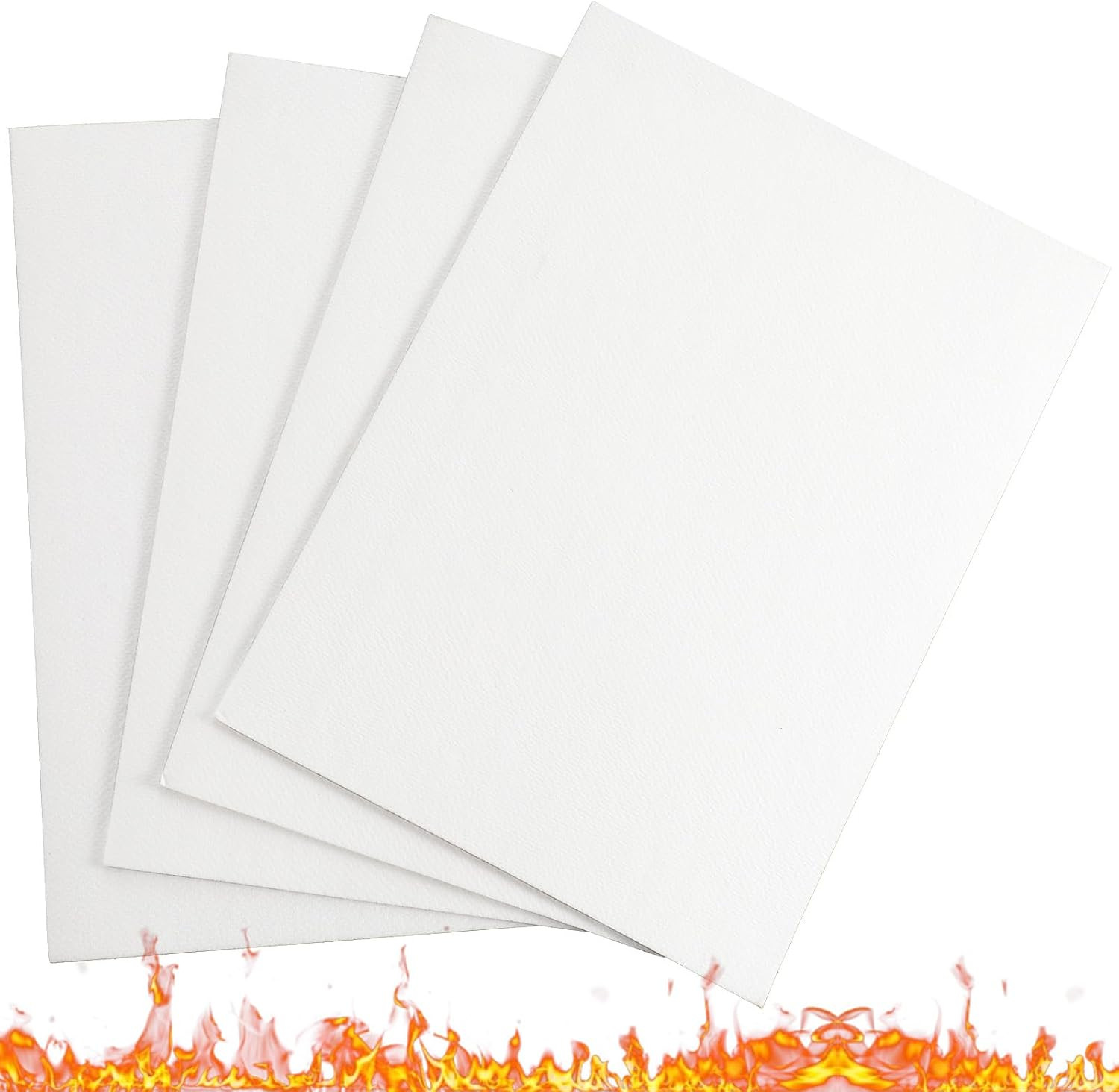4 Piece High Temperature Gasket Paper Material 7″X10″X1/8″ Thick Ceramic Fiber G