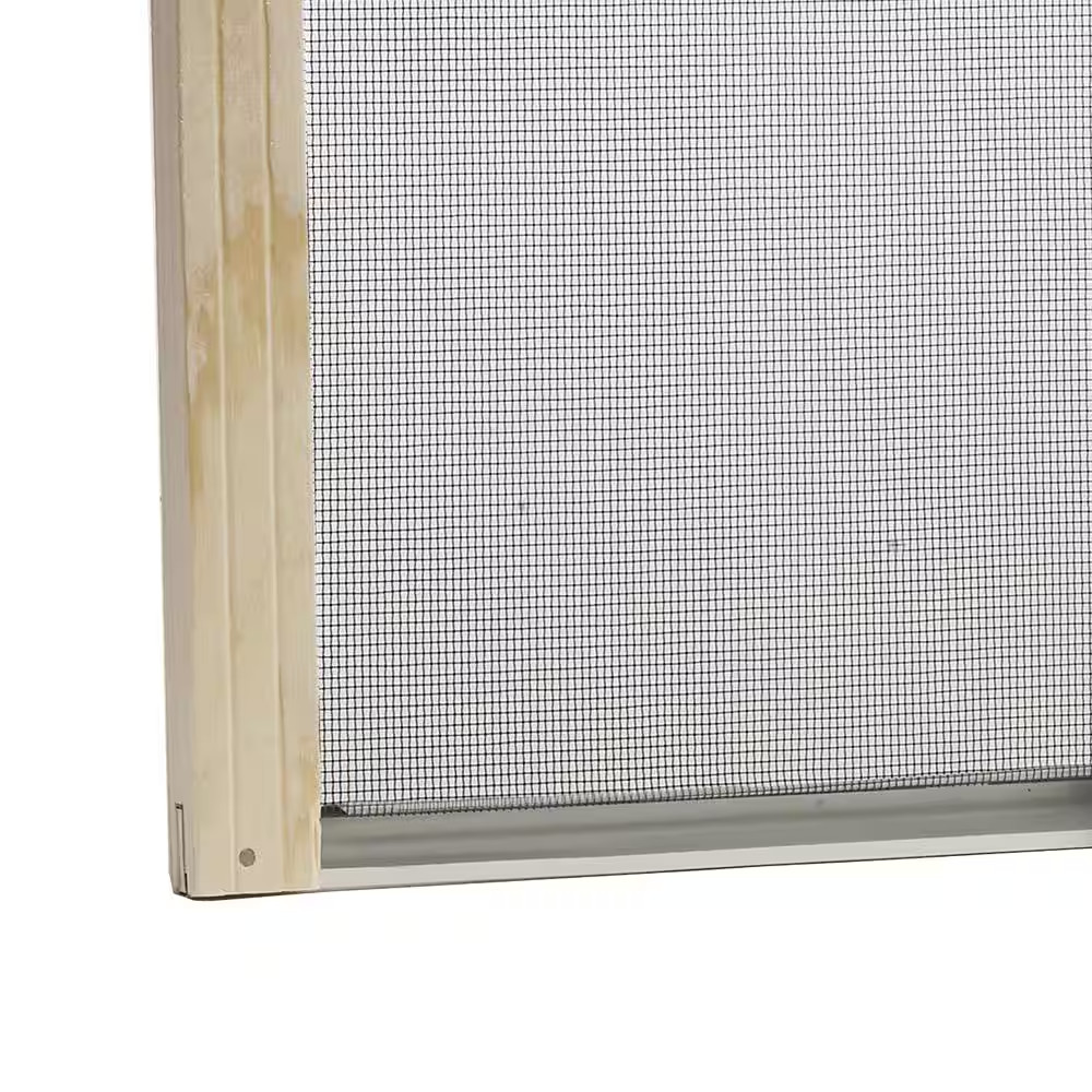 21 – 37 In. W X 18 In. H Clear Wood Frame Adjustable Window Screen