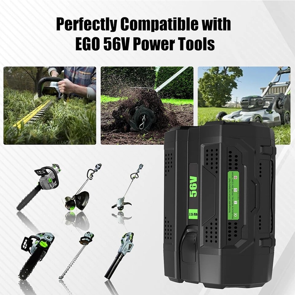 NEW 7500mAh BA2240 Lithium Battery For EGO 56Volt BA2800T BA1400 LBX6000 LB5800