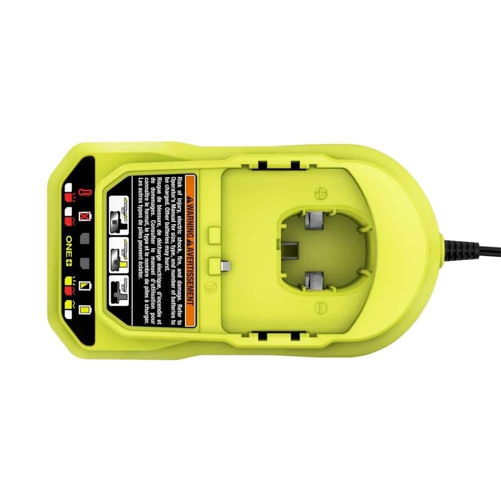 RYOBI 18V Lithium-Ion 2.0 Ah Compact Battery and Charger Starter Kit