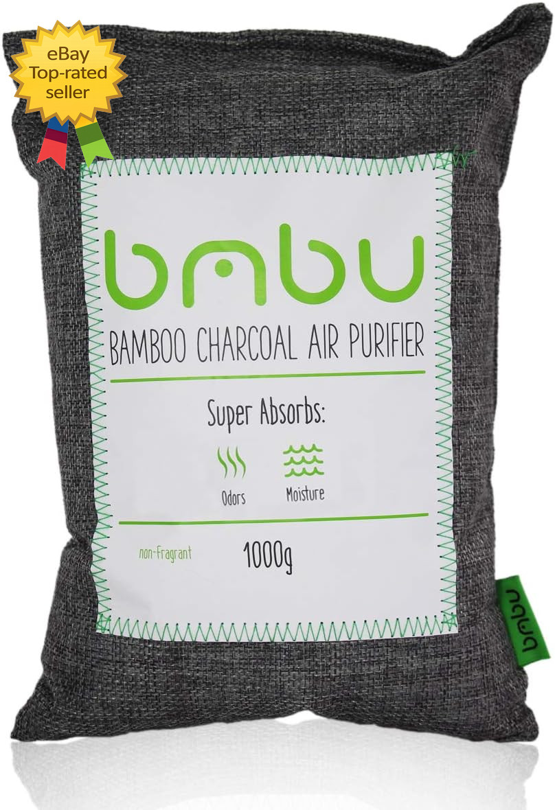 1000G Bamboo Charcoal Air Purifier Bag Odor Remover Moisture Car RV Closet
