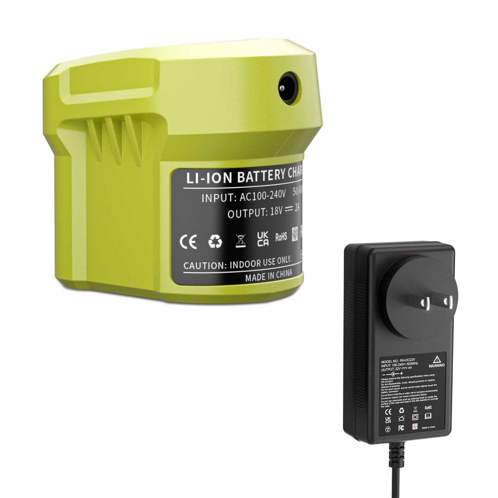 P117 Fast Charger For RYOBI For One+ Plus P108 18V High Capacity Lithium Battery
