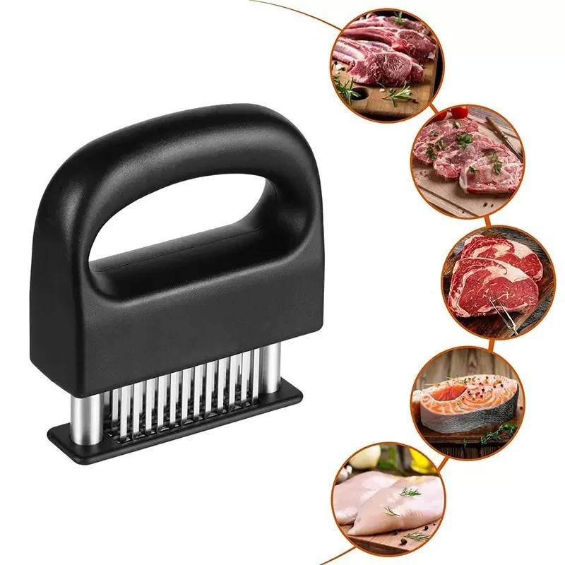 1PACK Meat Tenderizer Tool Stainless Steel Needle Cooking Hammer Kitchen Tool