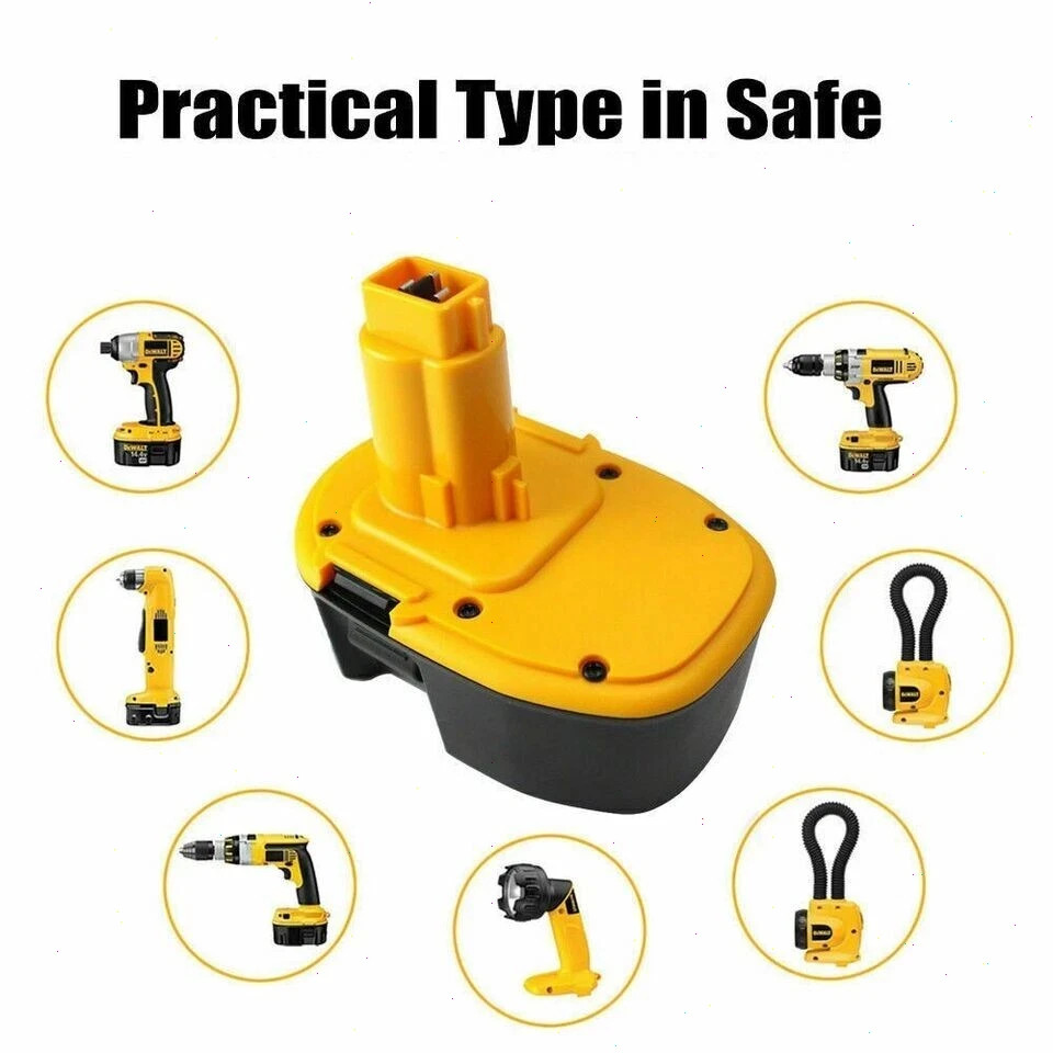 2Pack 14.4 Volt Replacement For DEWALT DC9091 14.4V Battery DW9091 DW9094 DE9091