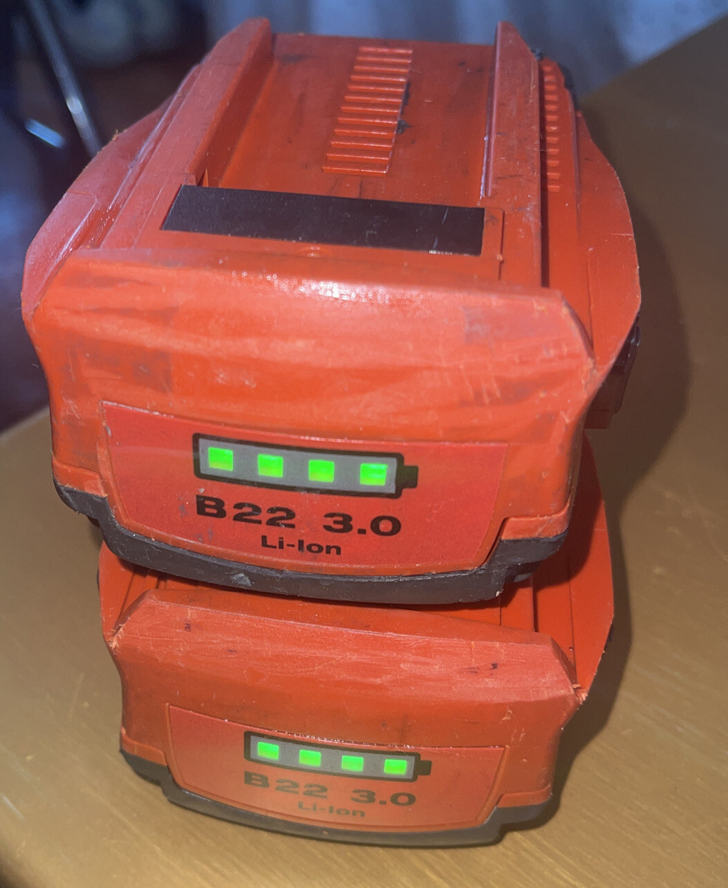2 Hilti CPC B22 3.0 Ah Li-Ion Cordless Tool Batteries