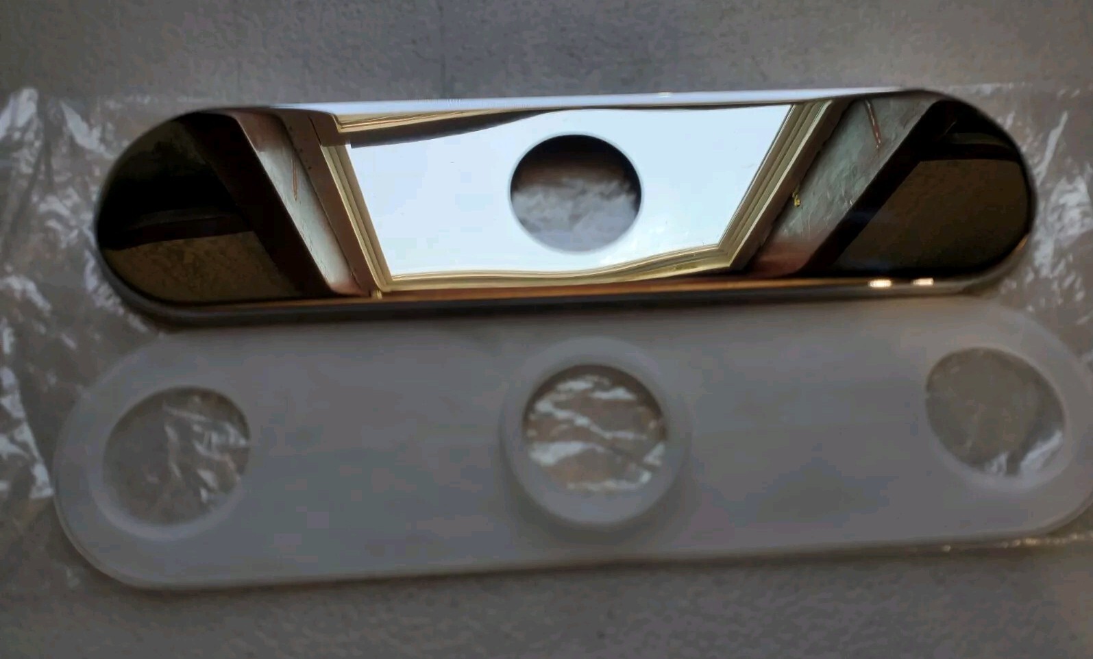 Glacier Bay Kagan Plate Only – Chrome