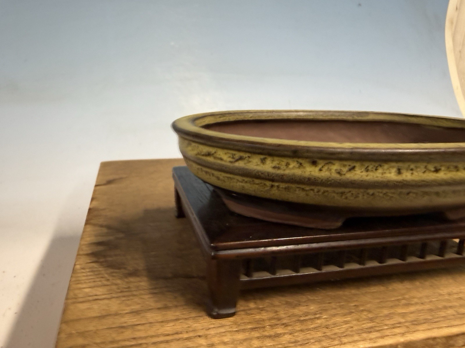 Japanese Unknown Maker Shohin Sized Bonsai Tree Pot 5 7/8”