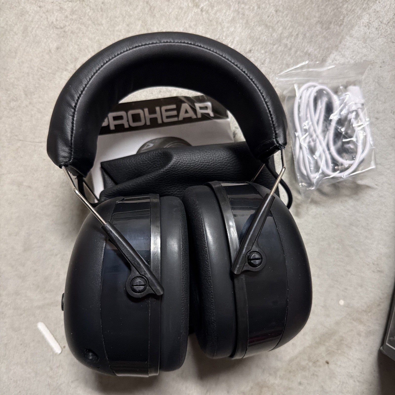 Prohear EM037 Bluetooth Hearing Protector Headphones 30dB Noise Reduction – NEW