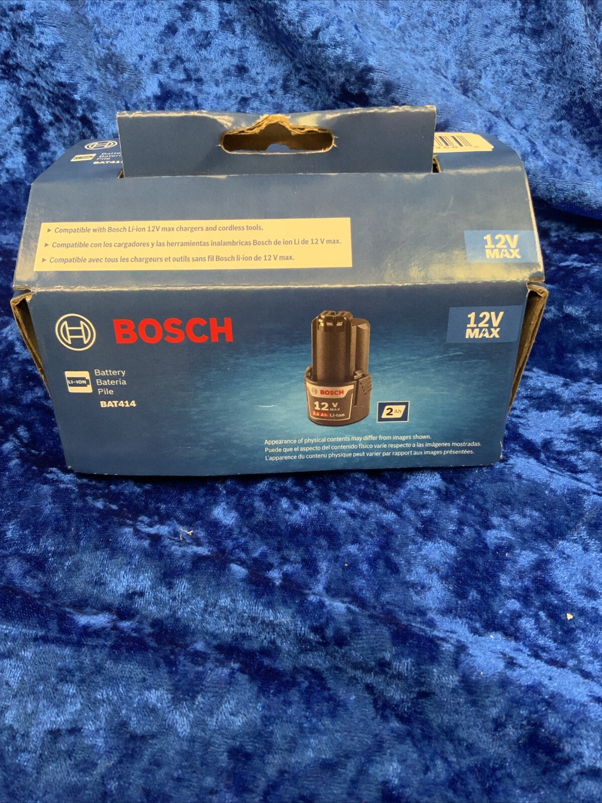 BOSCH GBA 12V 2.0AH PROFESSIONAL BATTERY PACK NEW SEALED BAT414