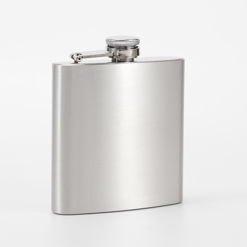 7 OZ Stainless Steel Liquor Pocket Hip Flask Alcohol Whiskey Screw Cap Flagon