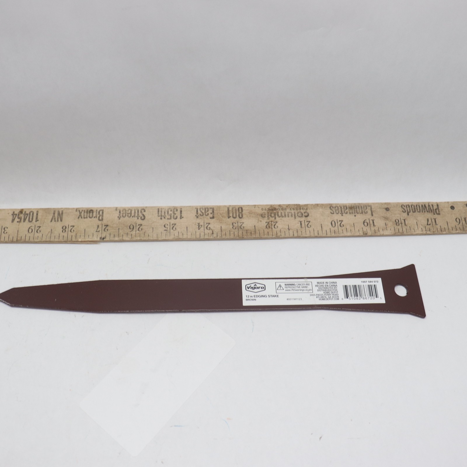 Vigora Landscape Edging Stake Steel Brown 12″ 1007584072