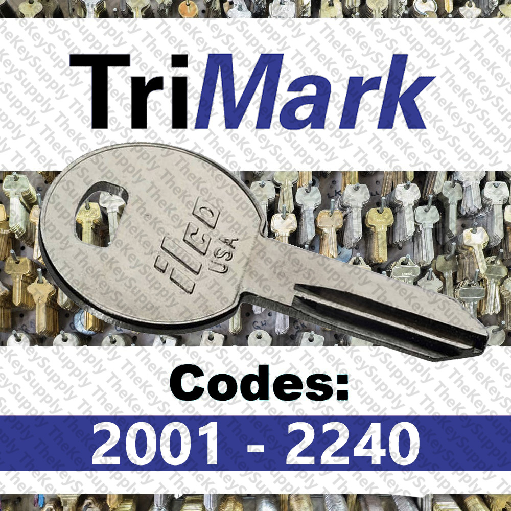 Trimark Lock Key for Camper RV Motorhome Cut to Code 2001 – 2240