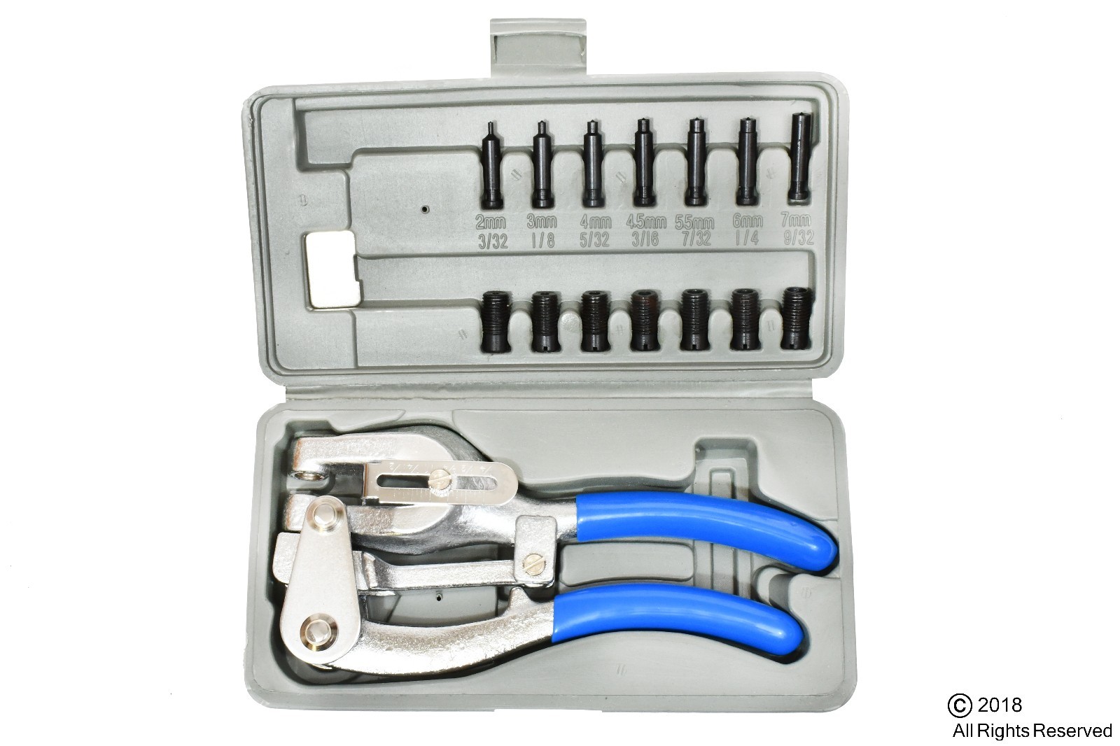 Power Hole Punch for Aviation Sheet Metal Plastic Heavy Duty Hand Held Set New