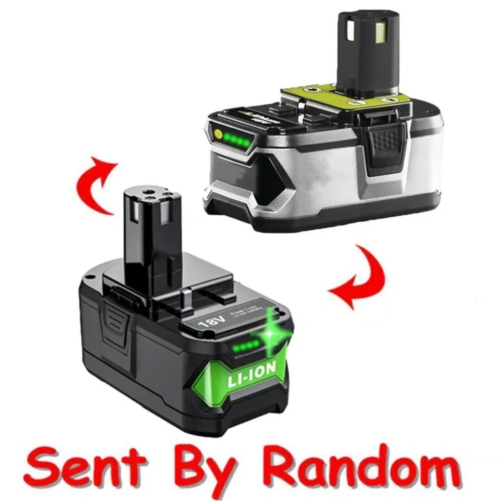 2-6pack For RYOBI P108 High Capacity LED Battery 18Volt Lithium-Ion One Plus