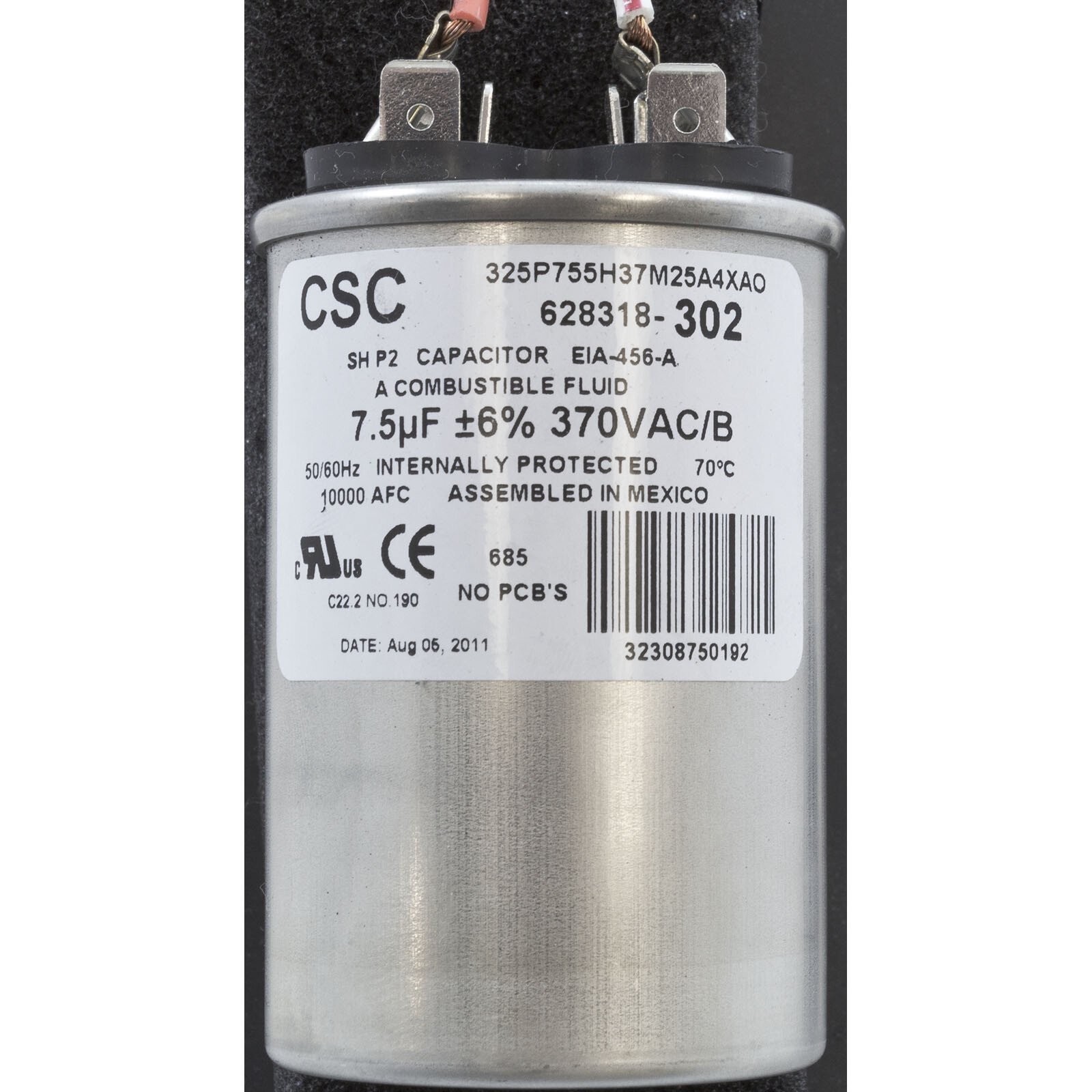Motor, Century, 0.5hp, 115v/230v, 1-Spd, 56Cfr, C-Face Thd, EE