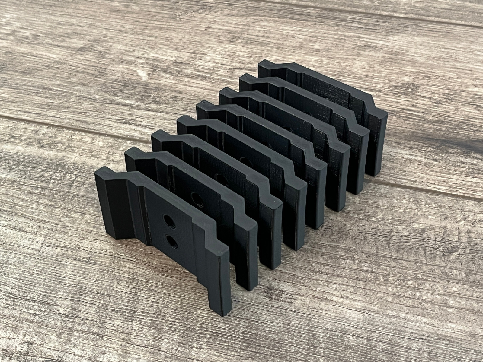 8 Pack – Battery Holder Wall Mount Shelf For EGO 56V – 3D Printed