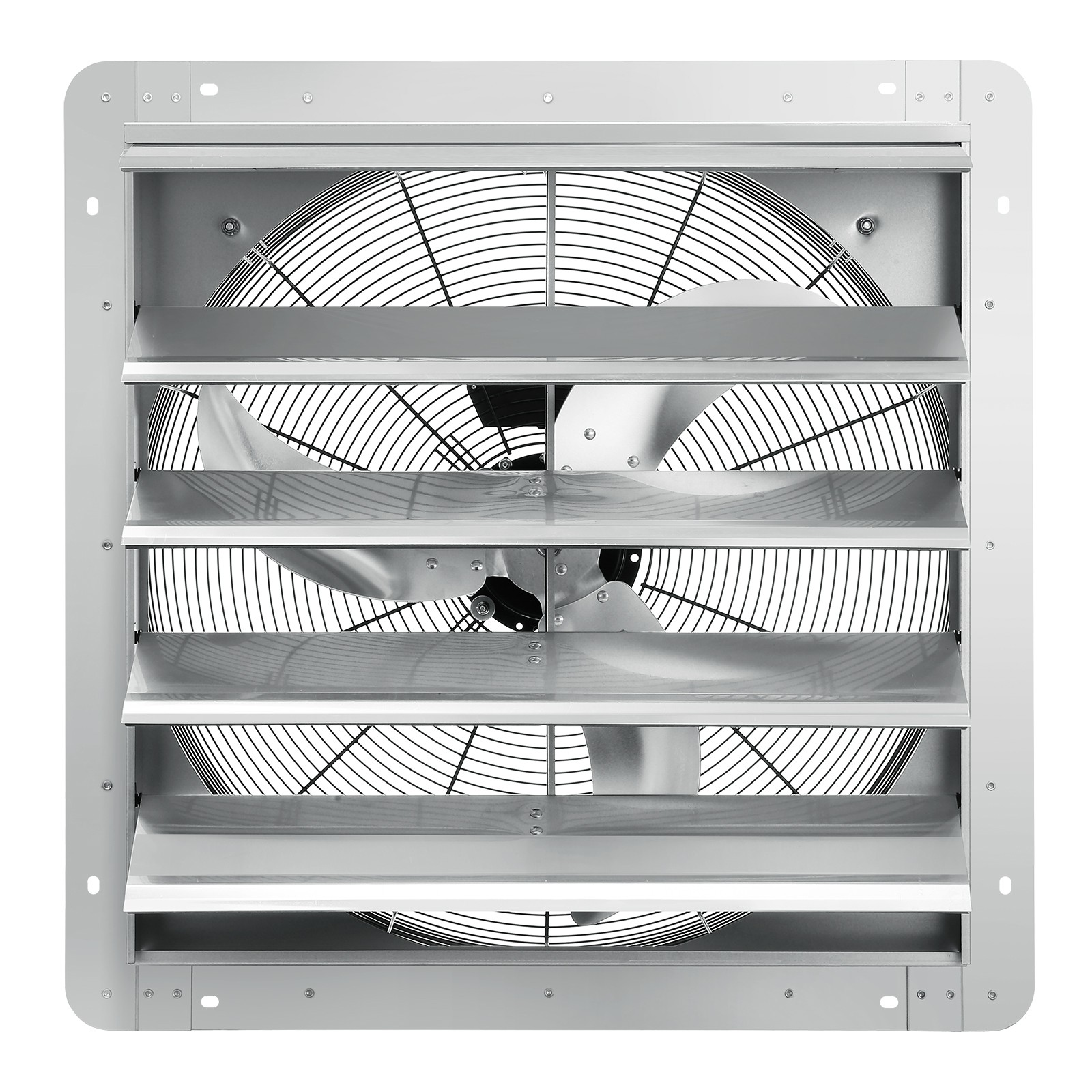 VEVOR Shutter Exhaust Fan Shop Exhaust Fan 24” Wall Mounted Aluminum 3320 CFM