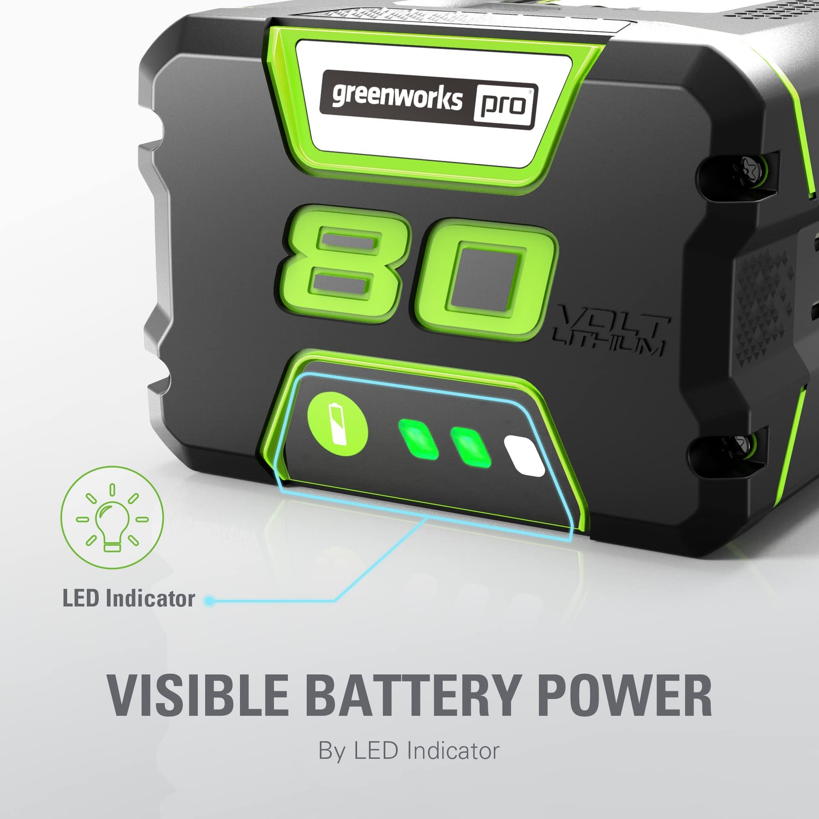 Greenworks PRO 80V 4.0Ah LithiumIon Battery Genuine Greenworks Battery / 75+ …