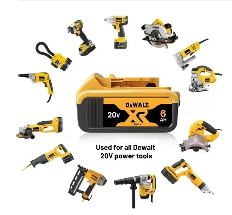 DeWalt DCB206 20V Max XR 6.0Ah Lithium Ion Batteries Li-ion new 2pc