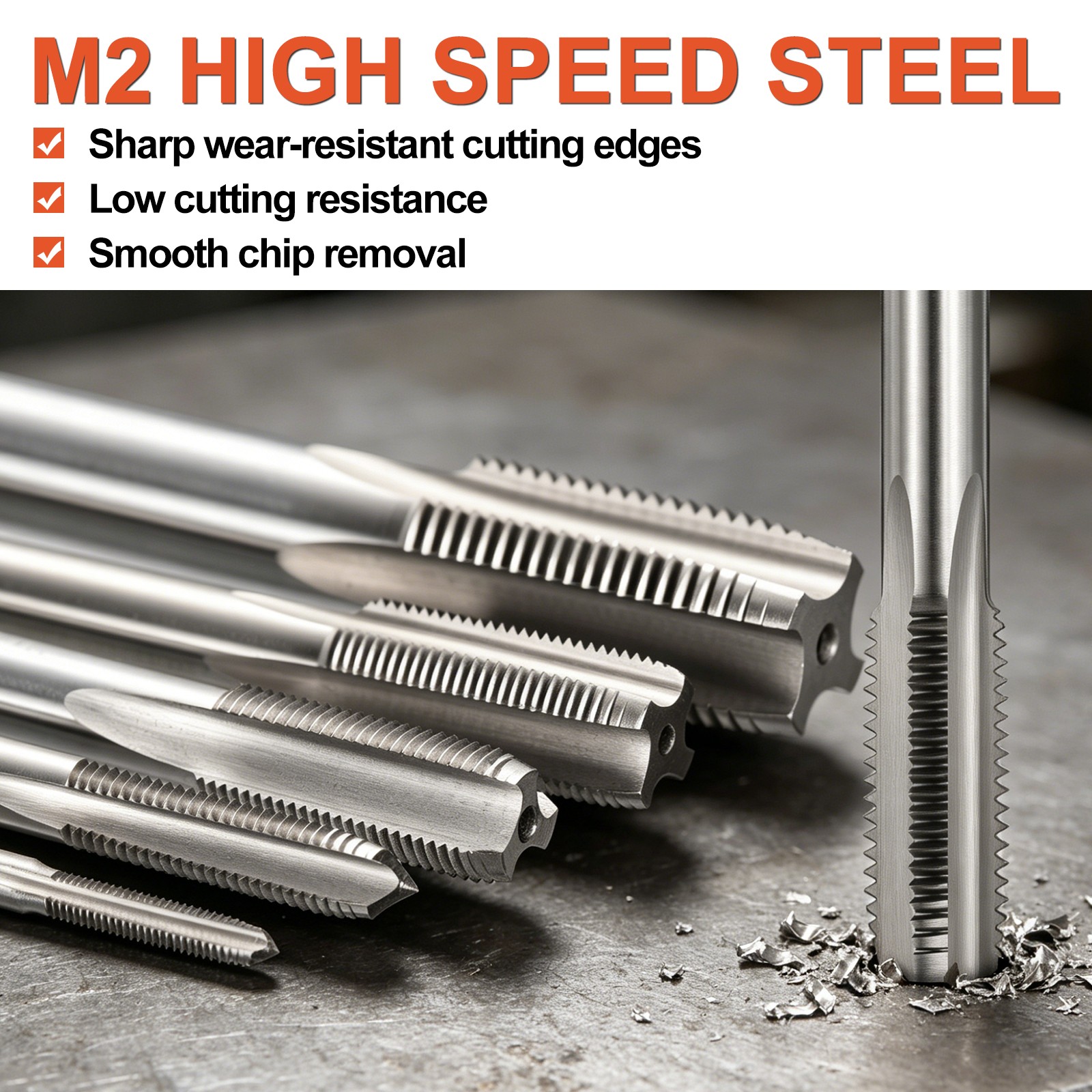 M2.5 x 0.35 Tap and Die Set M2.5 x 0.35 Machine Thread Tap and Round Die