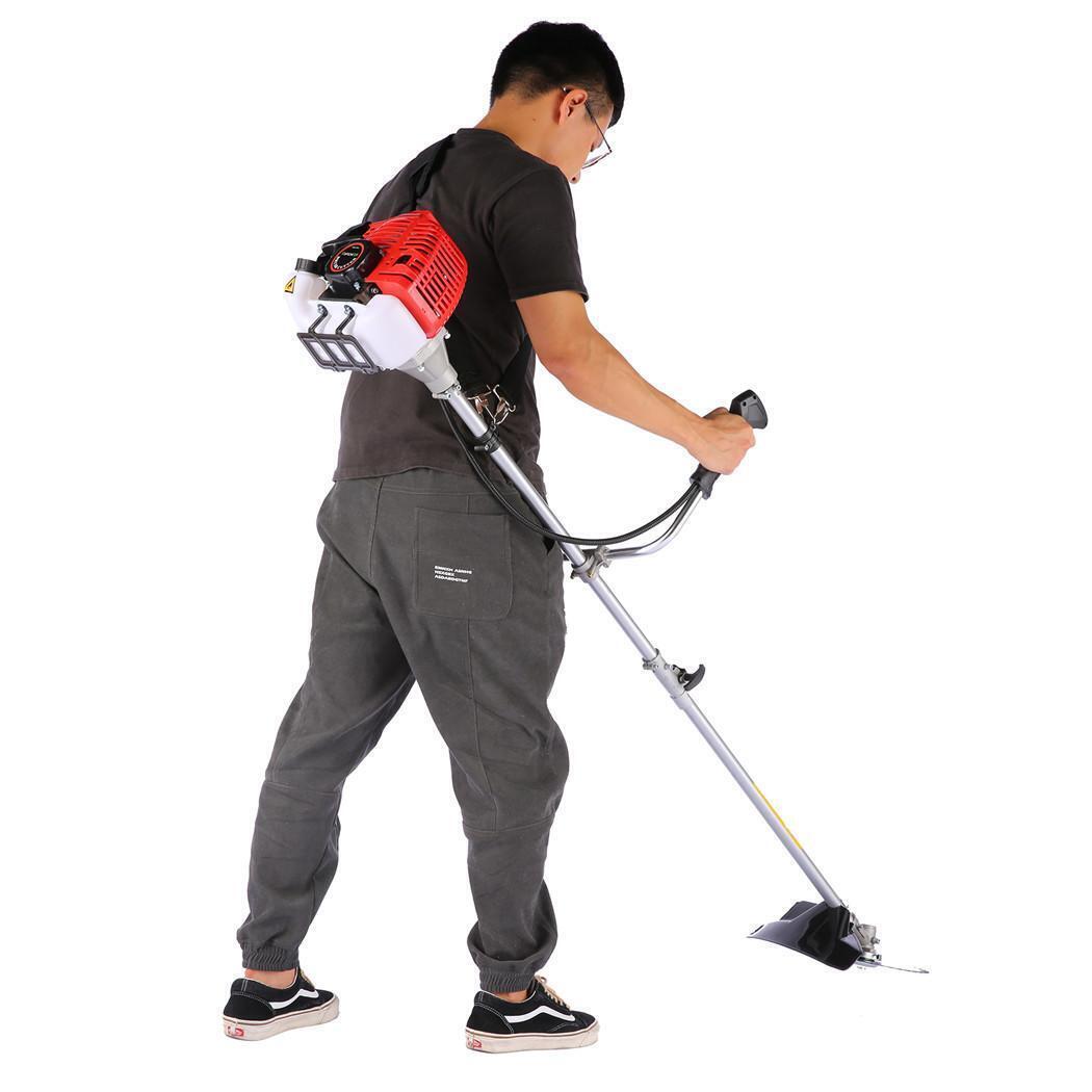 58CC Gas String Trimmer 2-Cycle Brush Cutter Straight Shaft Weed Grass Eater✅