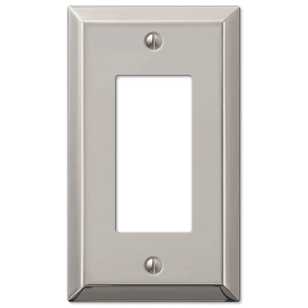 Electrical Switchplate Outlet Cover Century Brushed Nickel Single Double Triple