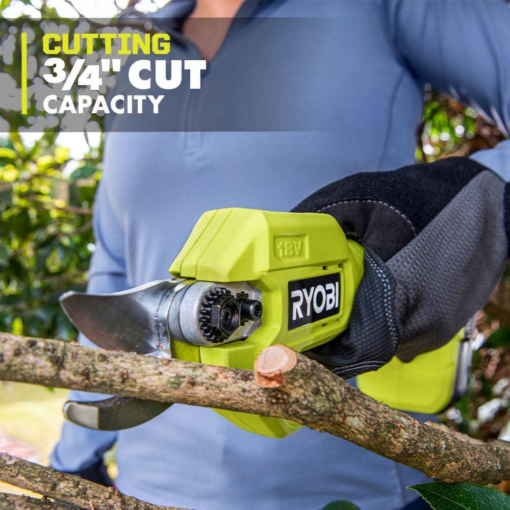 RYOBI 18V Cordless Pruner (Tool Only) Battery and Charger Not Included