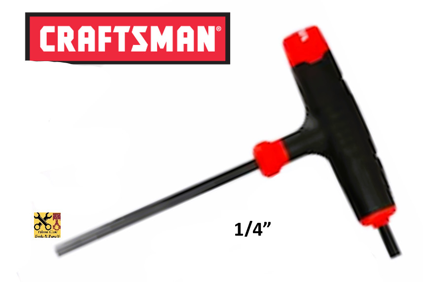 NEW CRAFTSMAN T-THROUGH HANDLE HEX KEY ALLEN SAE / METRIC CHOICE OF SIZE OR SET