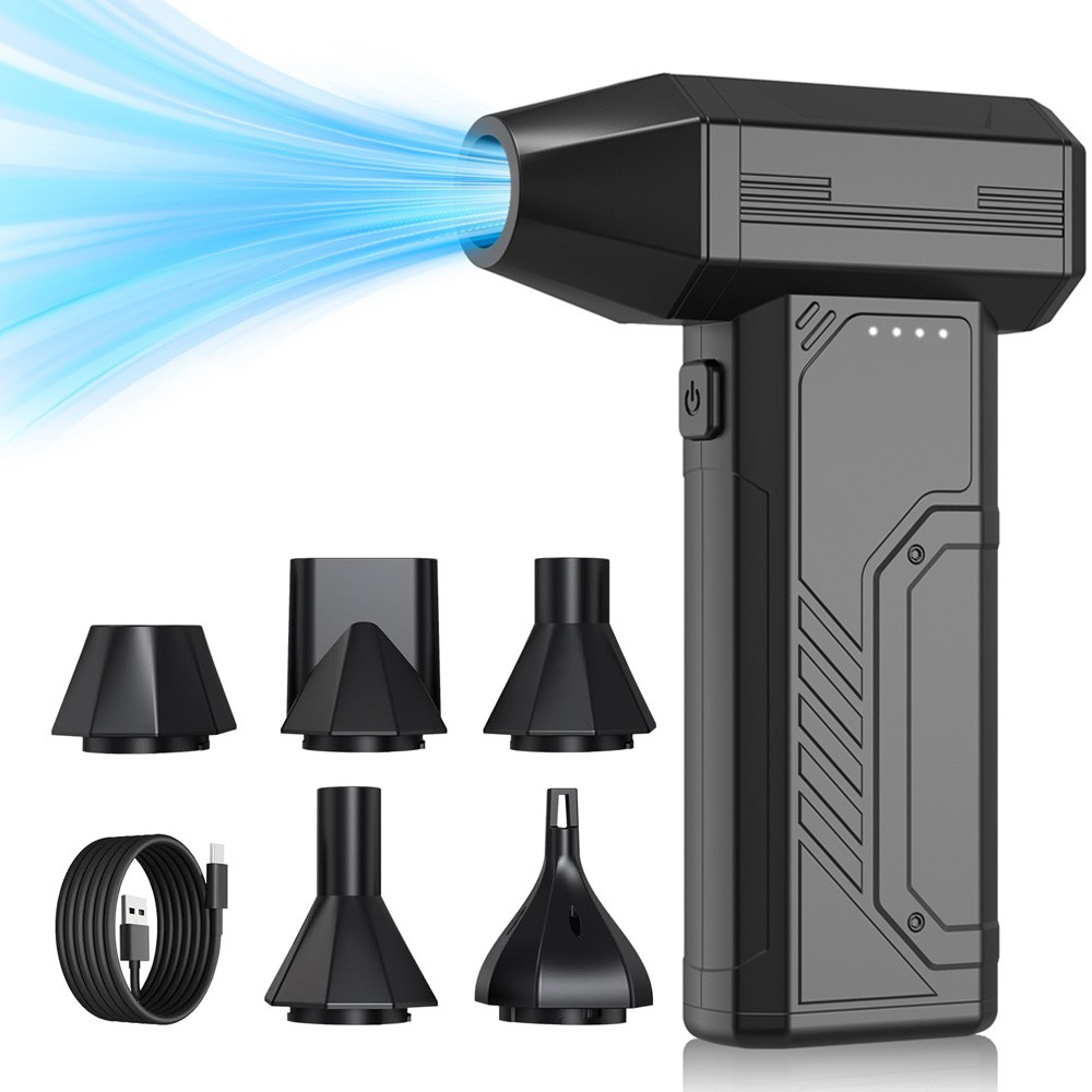 🌪️ 130000RPM Turbo Blower Rechargeable Fan Violent Turbofan Brushless Motor