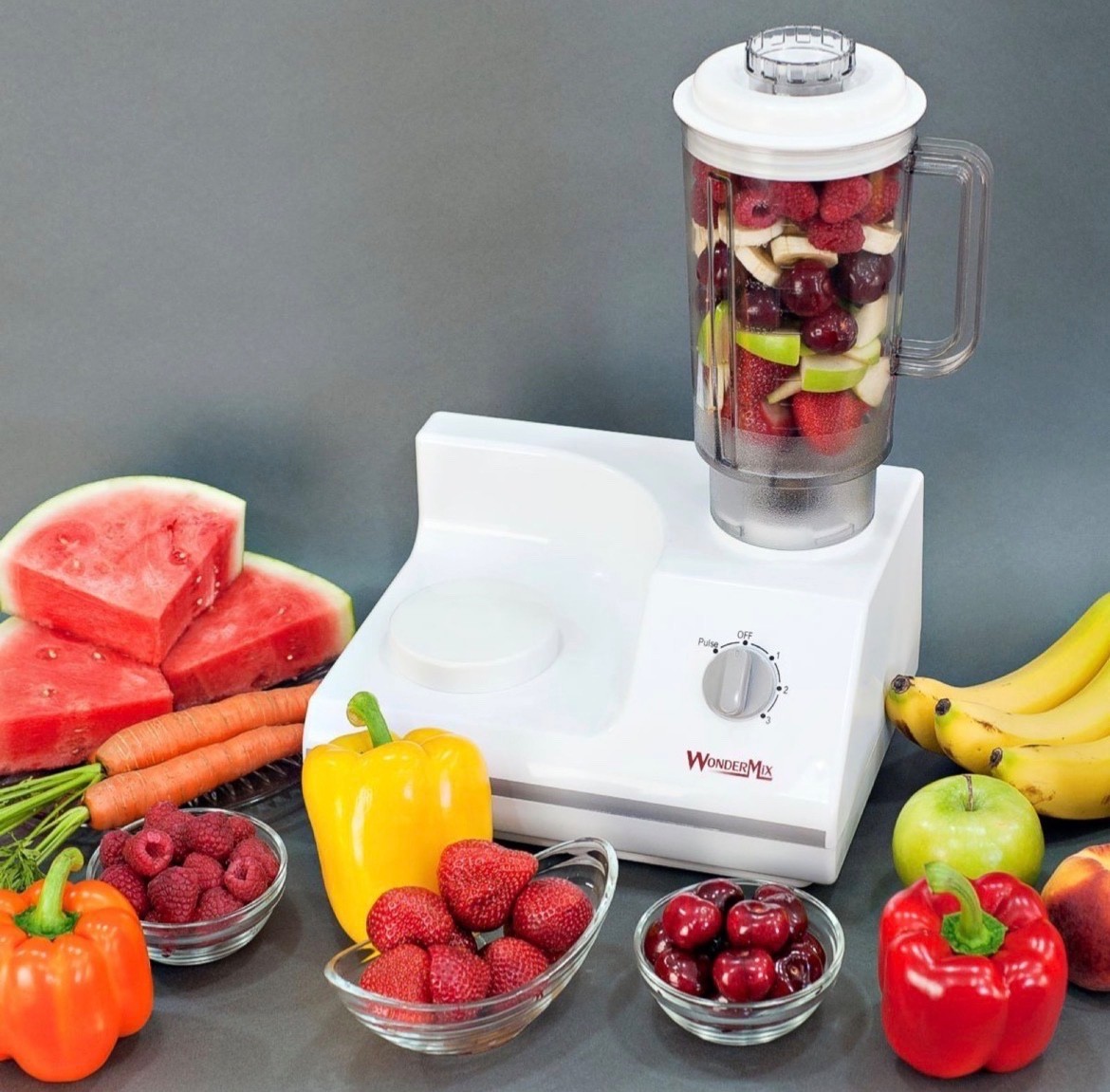 WonderMix Revolution Stand Mixer – Includes Blender & Whips – Wondermill Brand