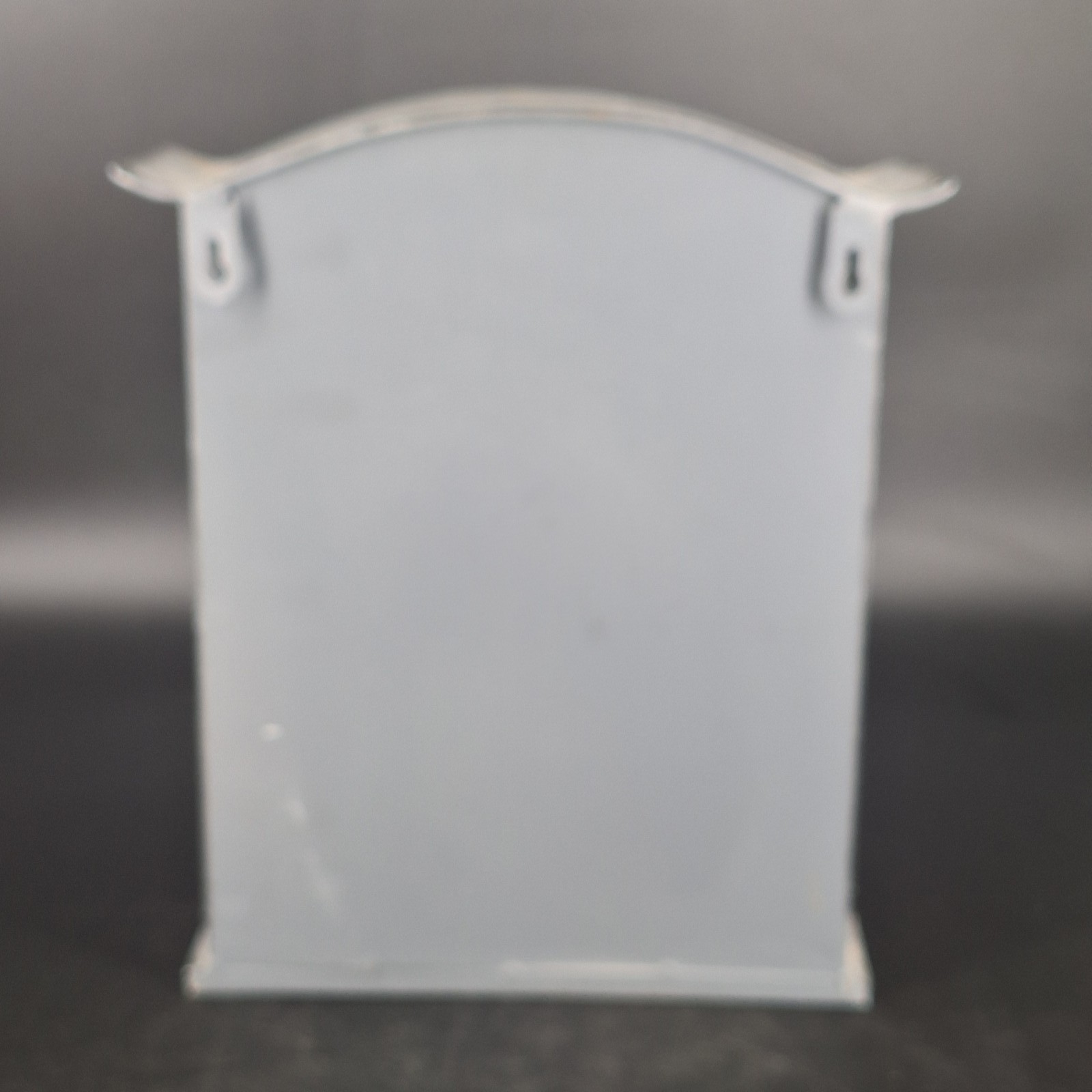 Farmhouse Mail Embossed Metal Wall Mount Mailbox Distressed Gray 10.5″ x 12.25″