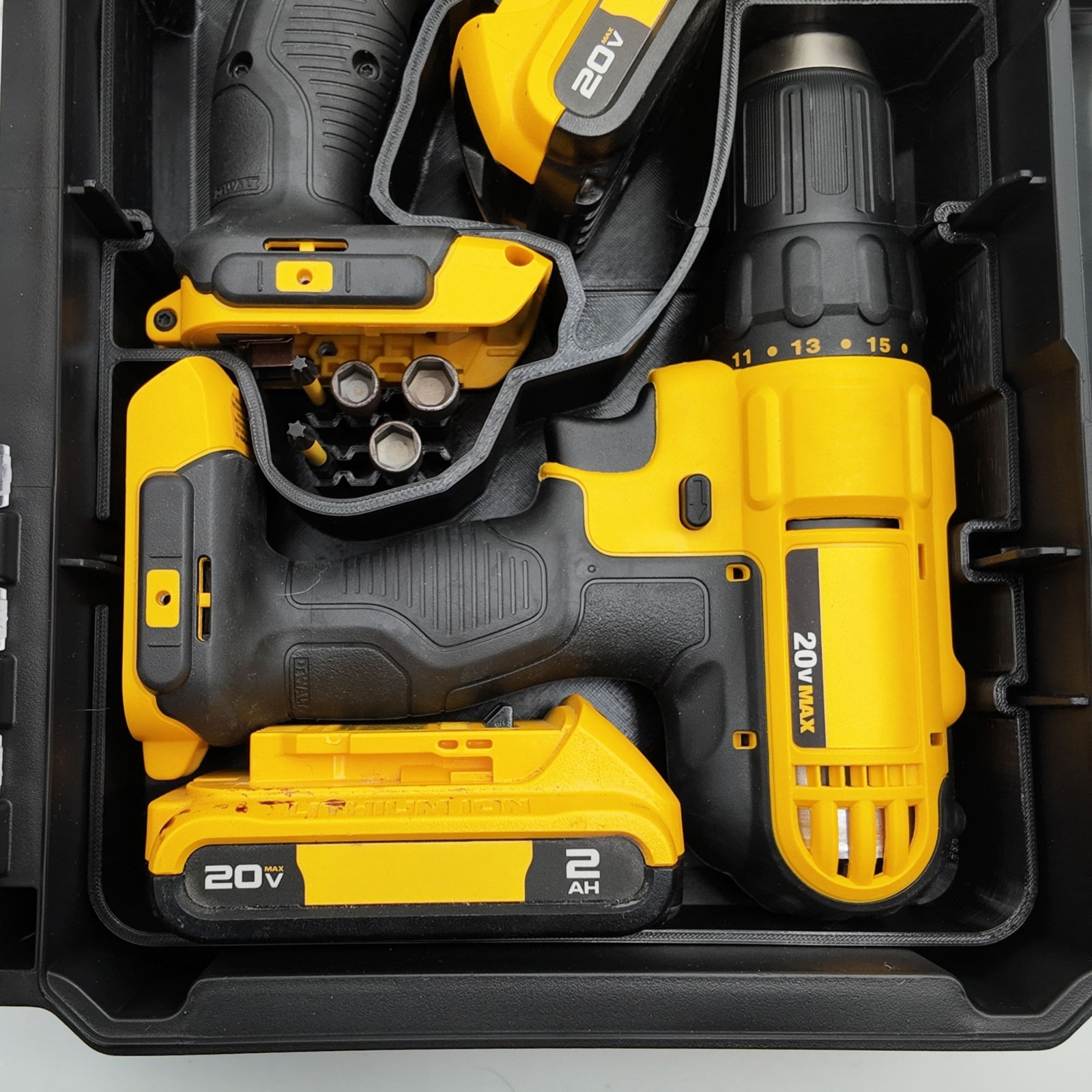 DeWALT Deep Compact Organizer – 20V Max Drill Set (DCF885 & DCD771) *Insert Only