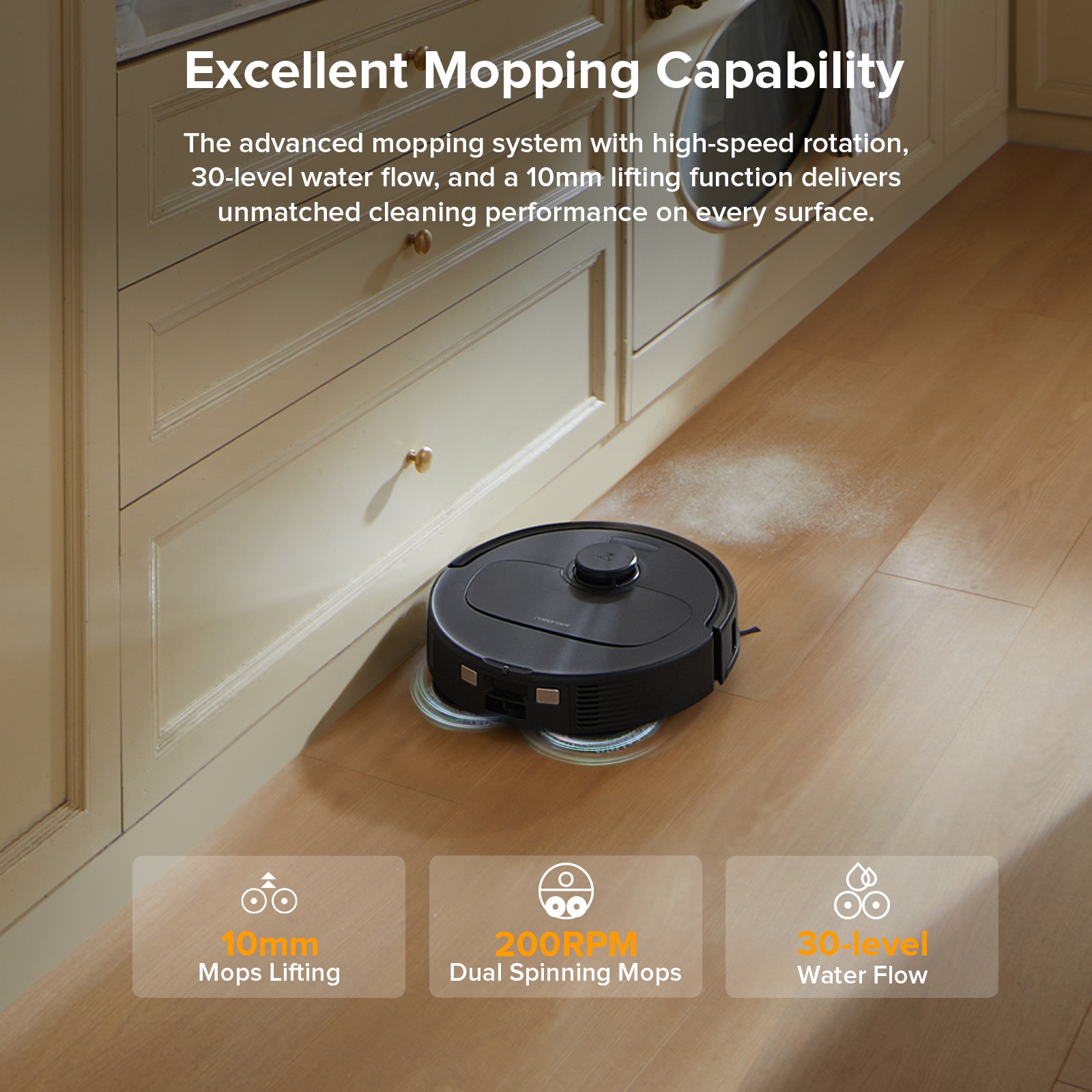 Roborock Q Revo Robot Vacuum, Self-Drying, Self-Washing – Certified Refurbished