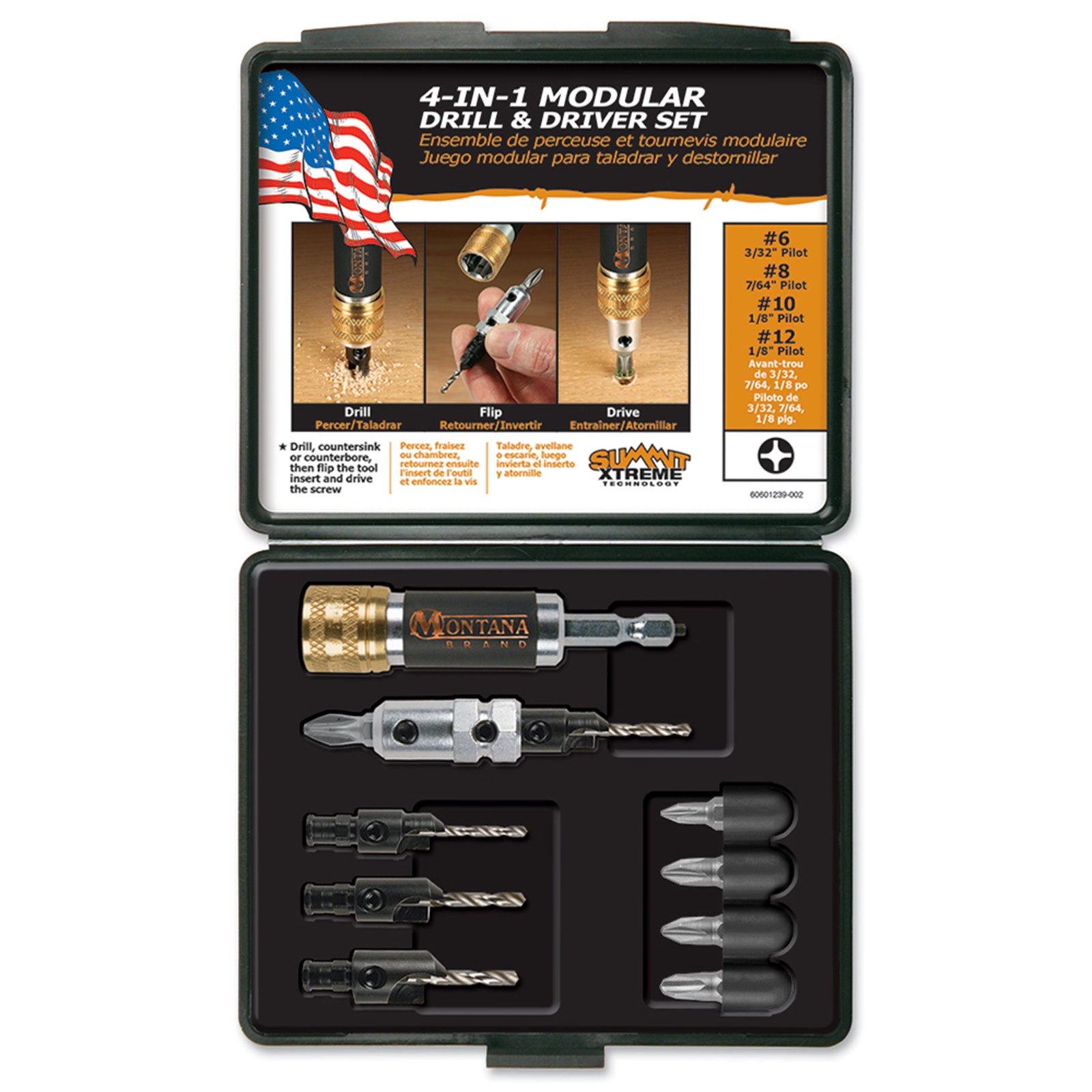 Montana Modular Drill and Driver Set 10 Piece