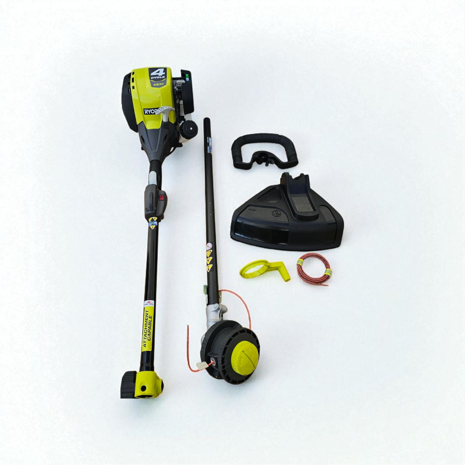 Ryobi RY4CSS 4-Cycle 30cc Straight Shaft Gas Trimmer – (OPEN BOX)