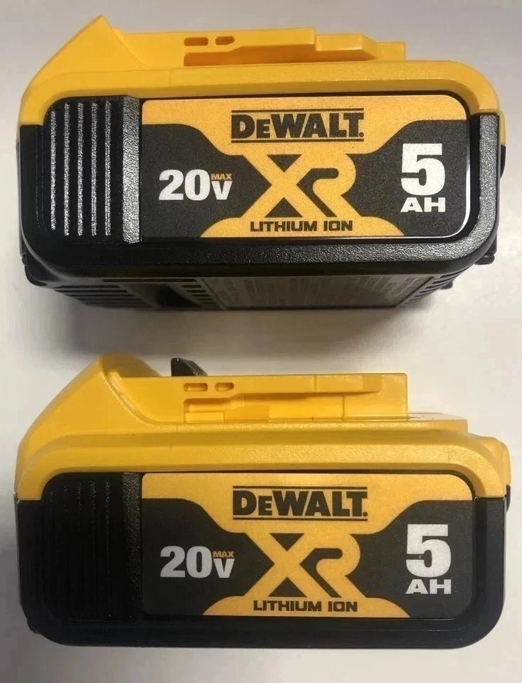 2 Pack DEWALT DCB205 20V Max XR 5.0Ah Lithium-Ion Battery New In Pack US
