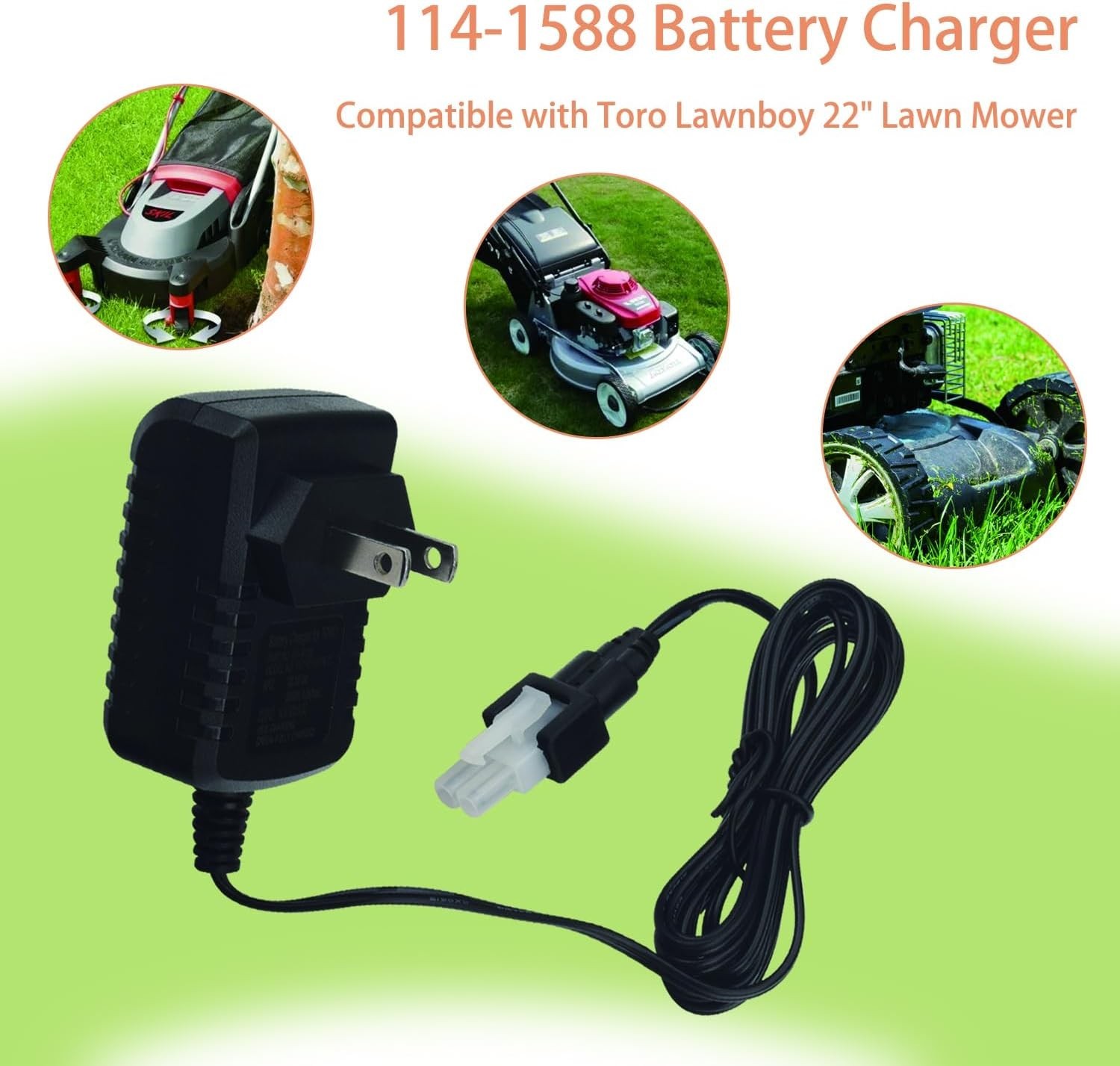 Toro Battery Charger Compatible With Lawn Mowers 30 Day Money Back Guarantee