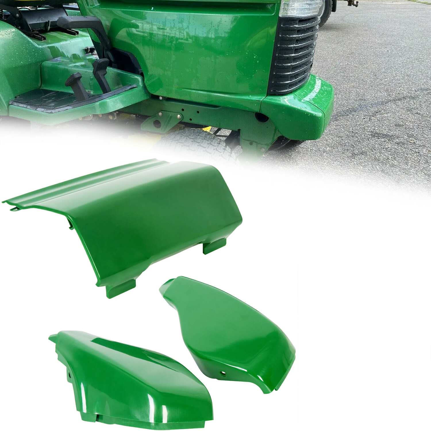 Fits John Deere 325 335 345 GX255/325 New Front Bumper & Lower Upper Hood Kit