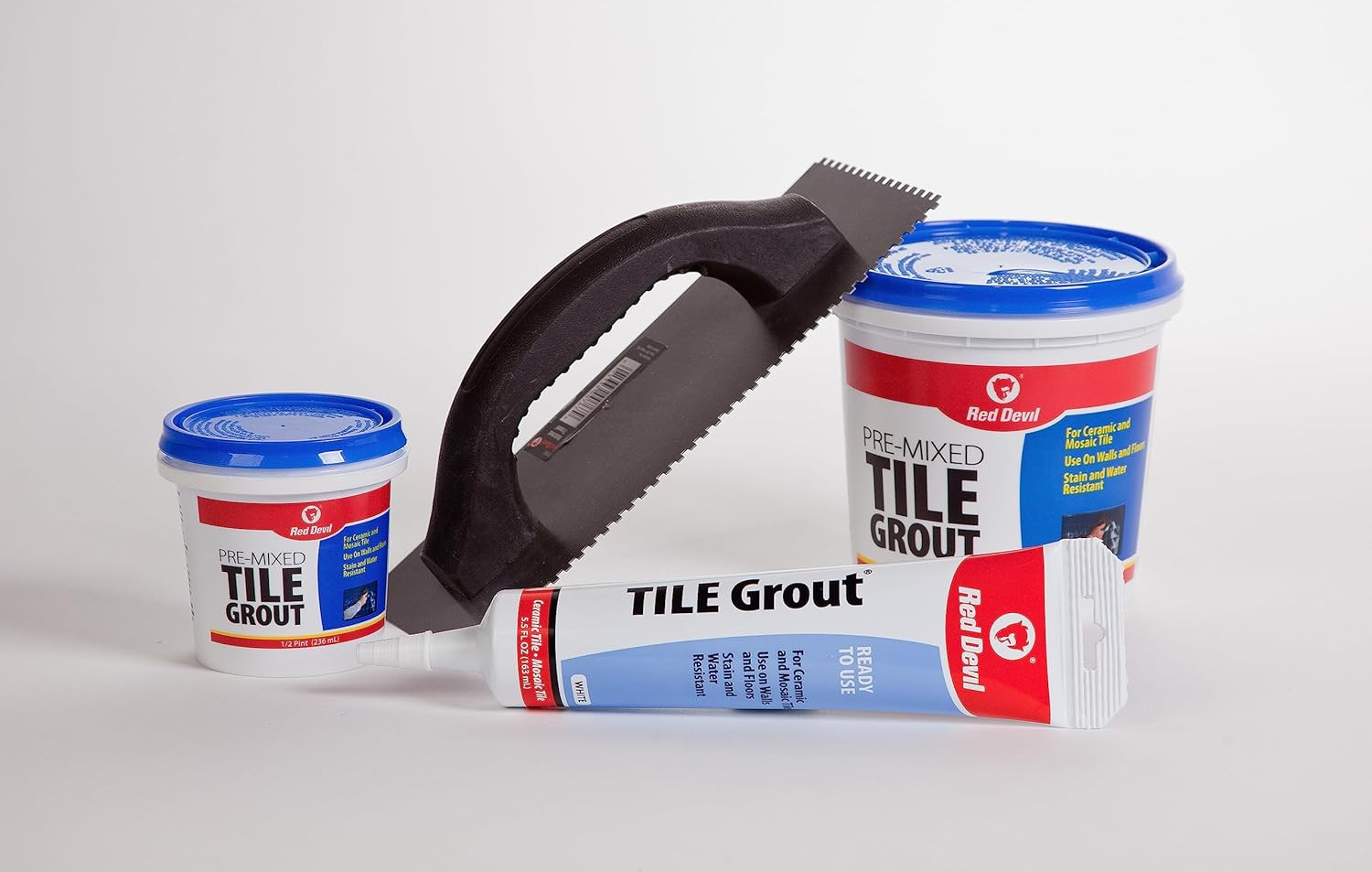0425 Pre-Mixed Tile Grout Squeeze Tube, 5.5 Oz., White
