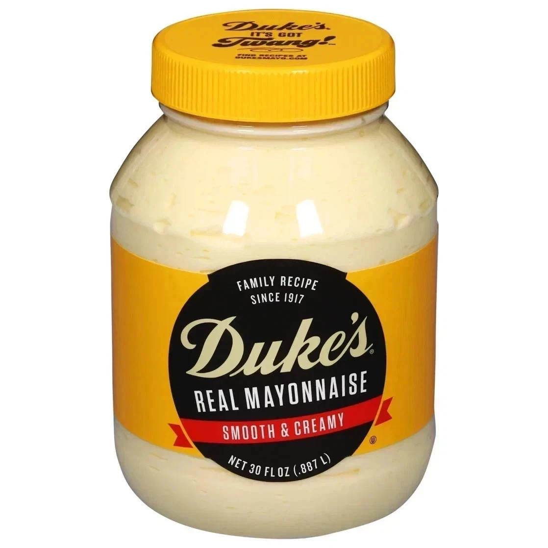 (2 pack) Duke’s® Real Mayonnaise, 30 oz Jar, Smooth & Creamy Mayo