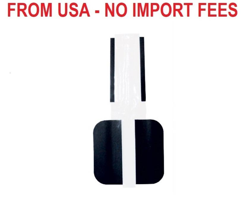 Magnetic Door Hinge Masking Shields for Painting – 3.5″ for Residential Doors –