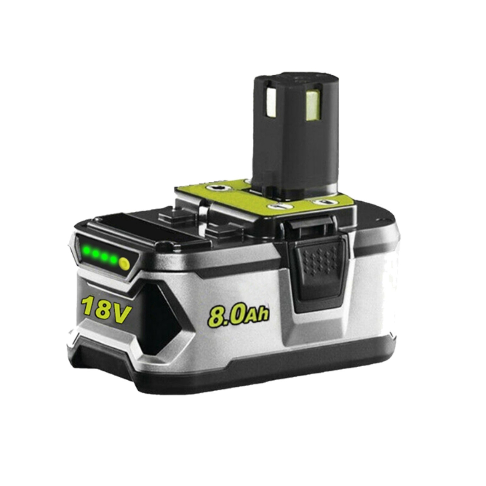 18Volt For RYOBI P108 18V For One+ Plus High Capacity Lithium-Ion Battery 8.0Ah