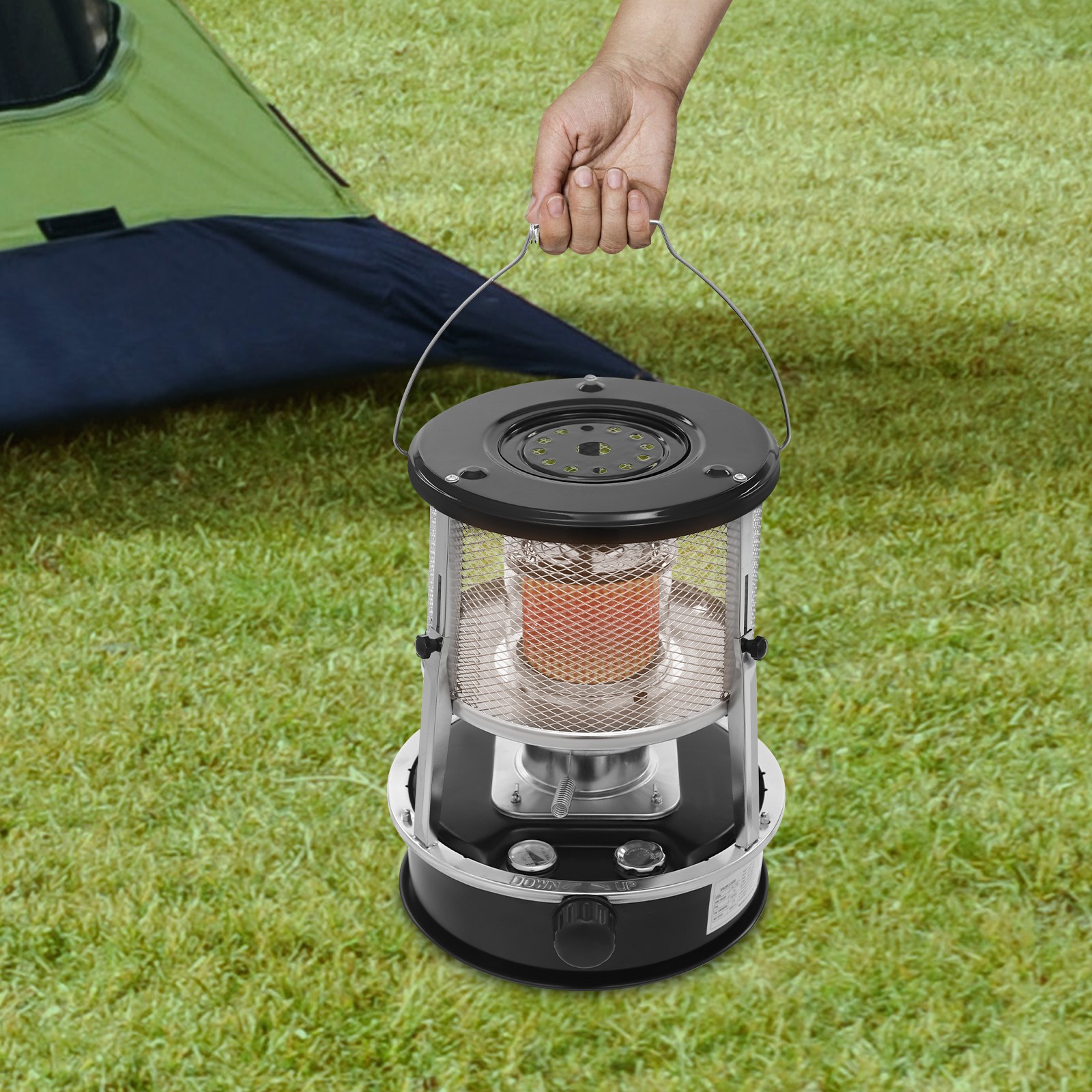 4.6L/1.22 Gal Outdoor Camping Kerosene Heater Portable Kerosene Stove 2600W NEW