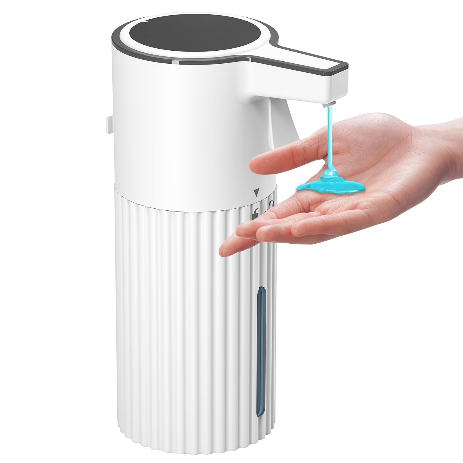 Push-Activated Automatic Soap Dispenser, Soap Dispenser for kitchen,Continuou…
