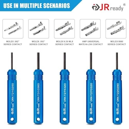 Extractor Tool Kit for JST/AMP .062″ & .093” Pin Connectors – 5PCS Removal Tools