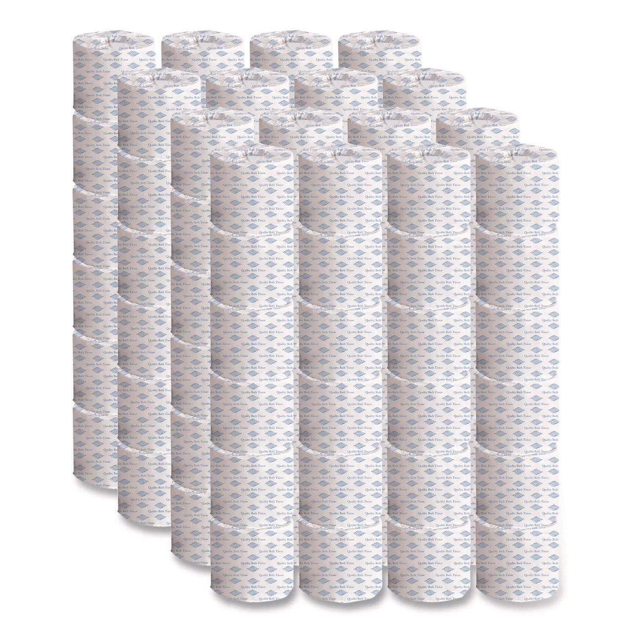 GEN Standard Bath Tissue, 2-Ply, White, 400 Sheets per Roll, 96 Rolls Carton